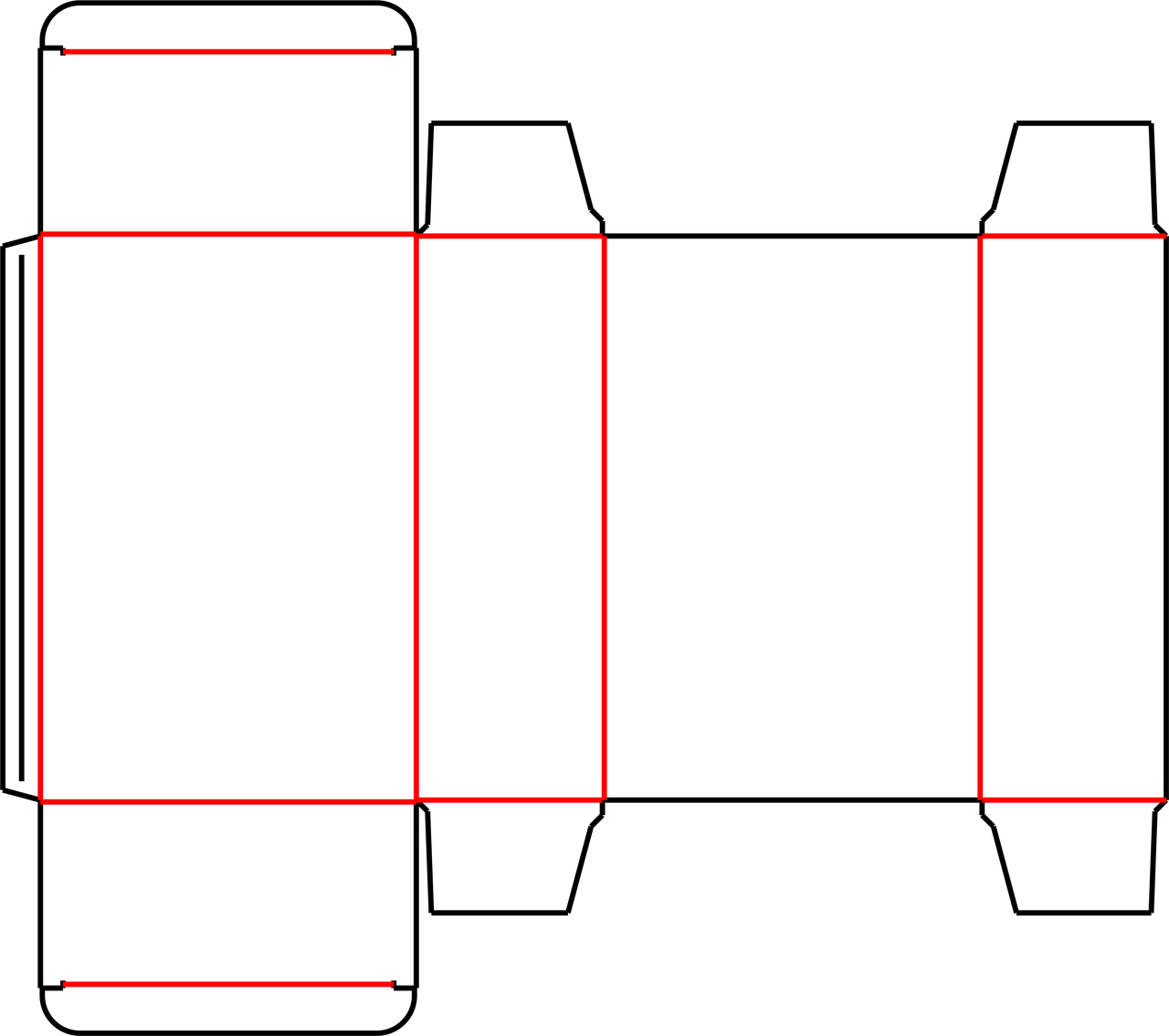 Straight Tuck (Panel 1)
