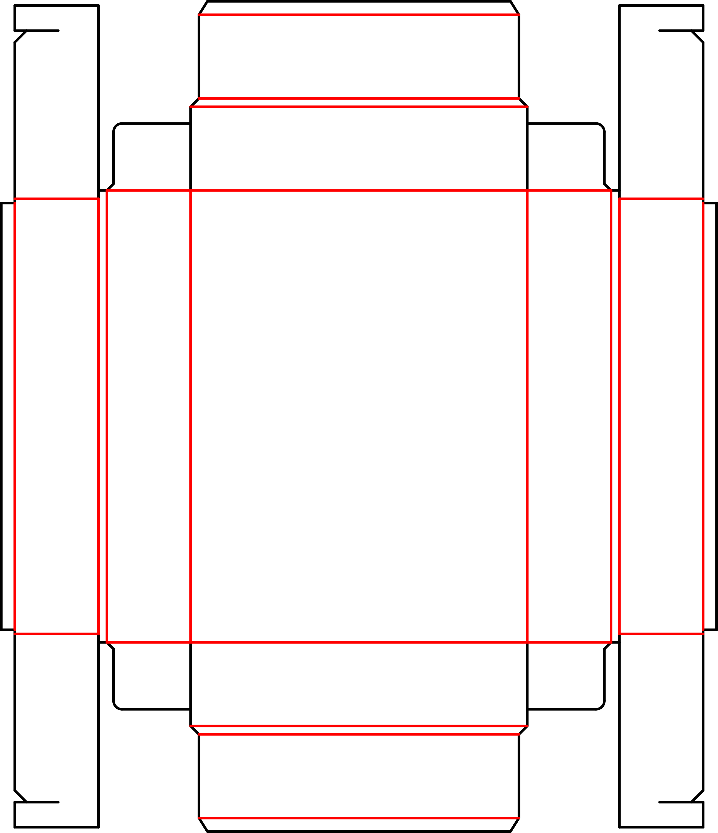 Top Bottom (Style K)