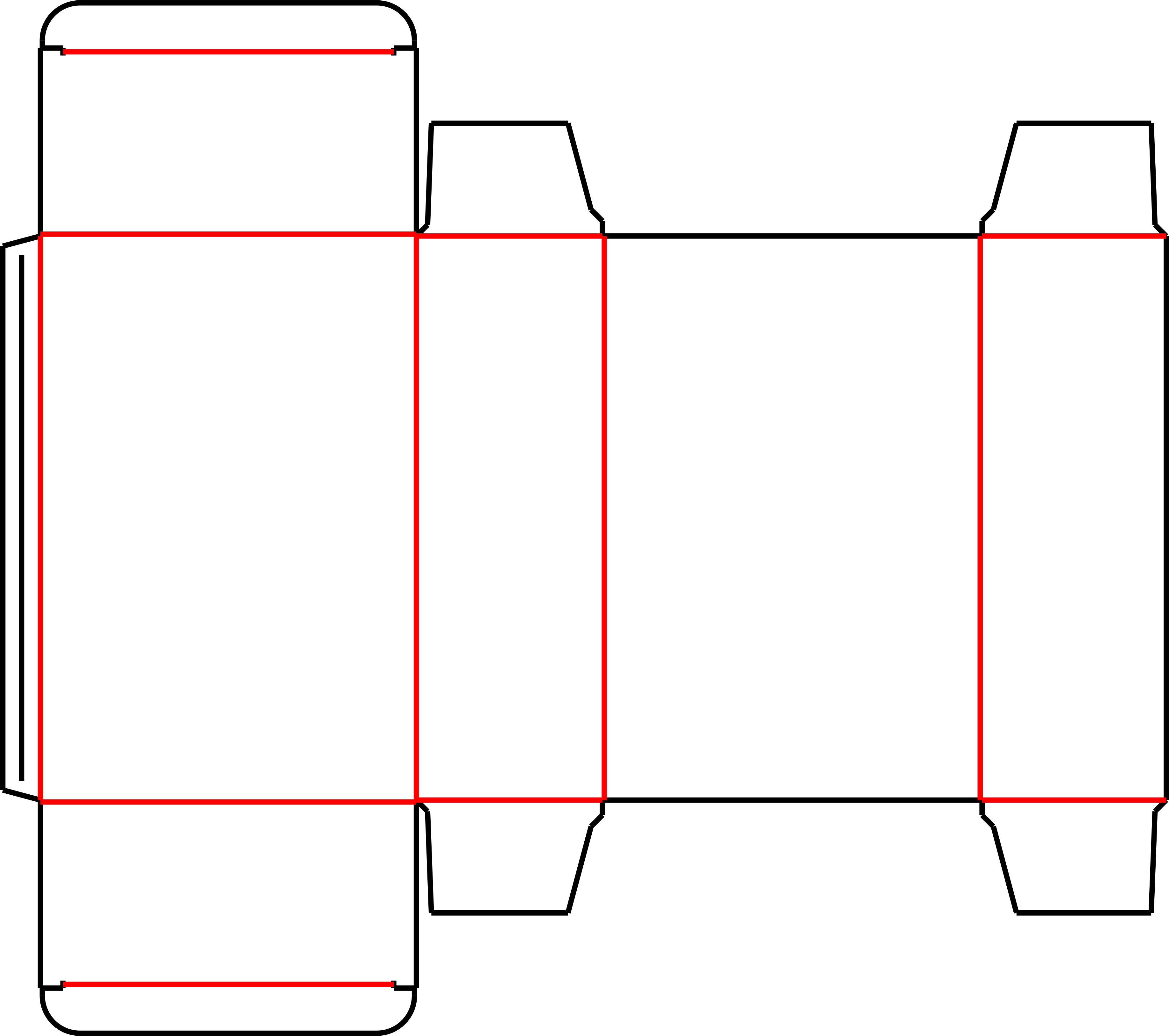 Straight Tuck (Panel 1)